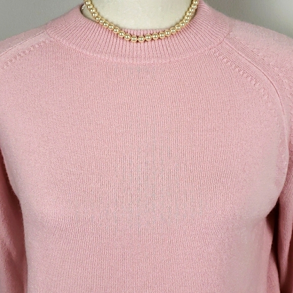 Studio Works Soft Pink Crew Neck Sweater Sm EUC - Picture 4 of 11